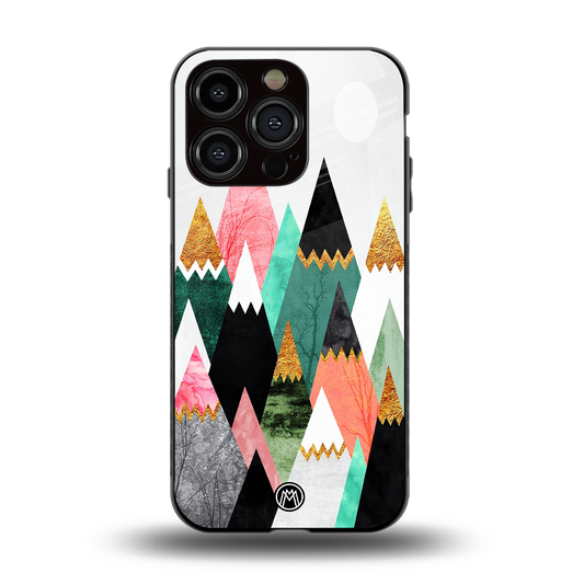 mountains are calling back phone cover | glass case for iphone 13 pro