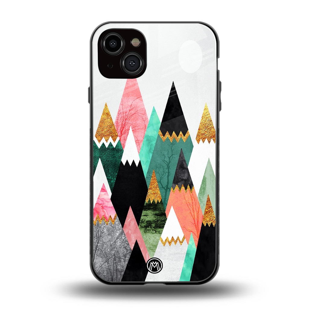 mountains are calling back phone cover | glass case for iphone 15 plus