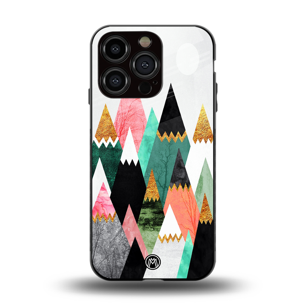 mountains are calling back phone cover | glass case for iphone 15 pro