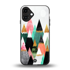 mountains are calling back phone cover | glass case for iphone 16 plus