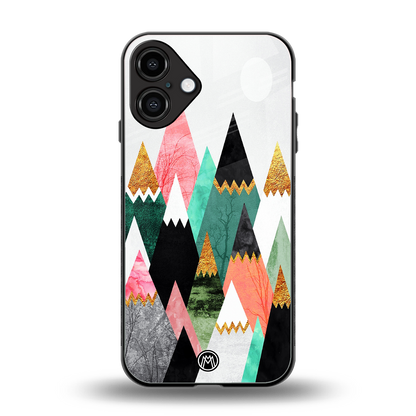 mountains are calling back phone cover | glass case for iphone 16 plus