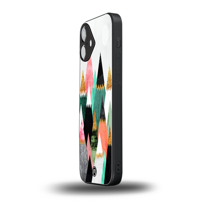 mountains are calling back phone cover | glass case for iphone 16 plus