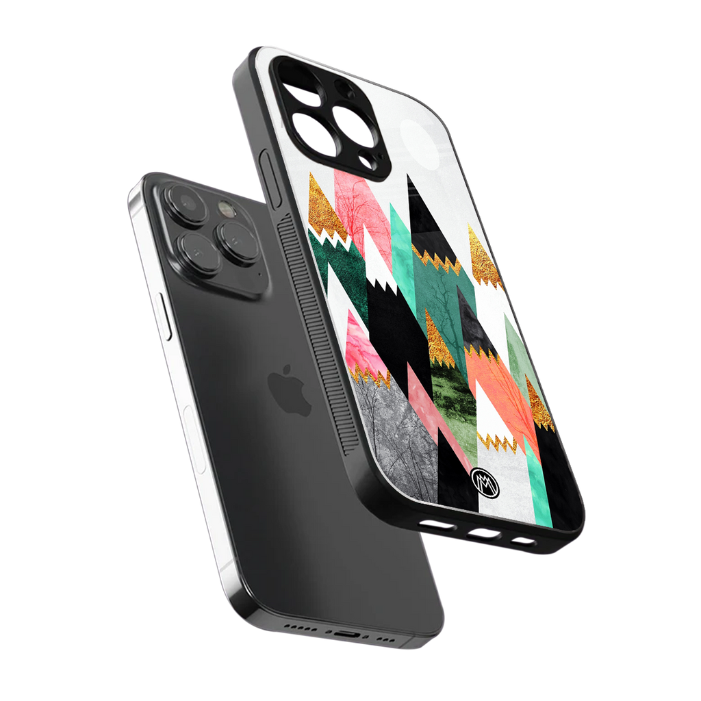 mountains are calling back phone cover | glass case for iphone 16 pro max