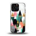 mountains are calling back phone cover | glass case for iphone 16 pro