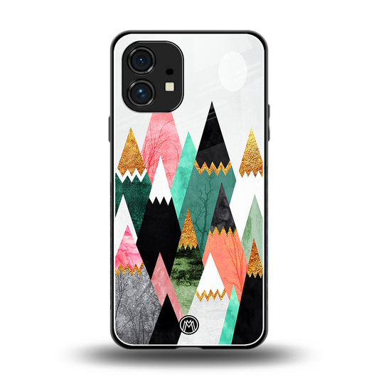 mountains are calling back phone cover | glass case for nothing phone 1
