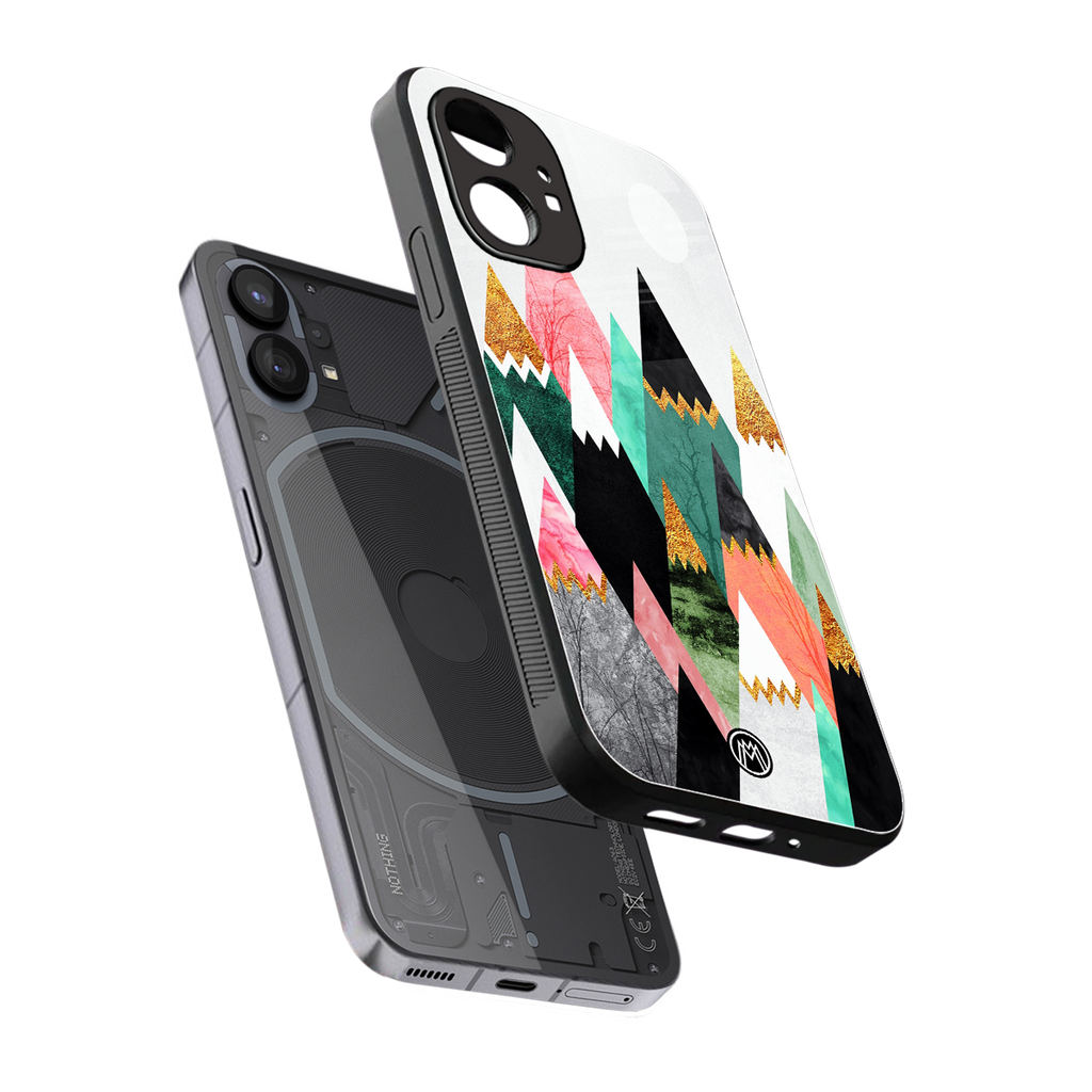 mountains are calling back phone cover | glass case for nothing phone 1