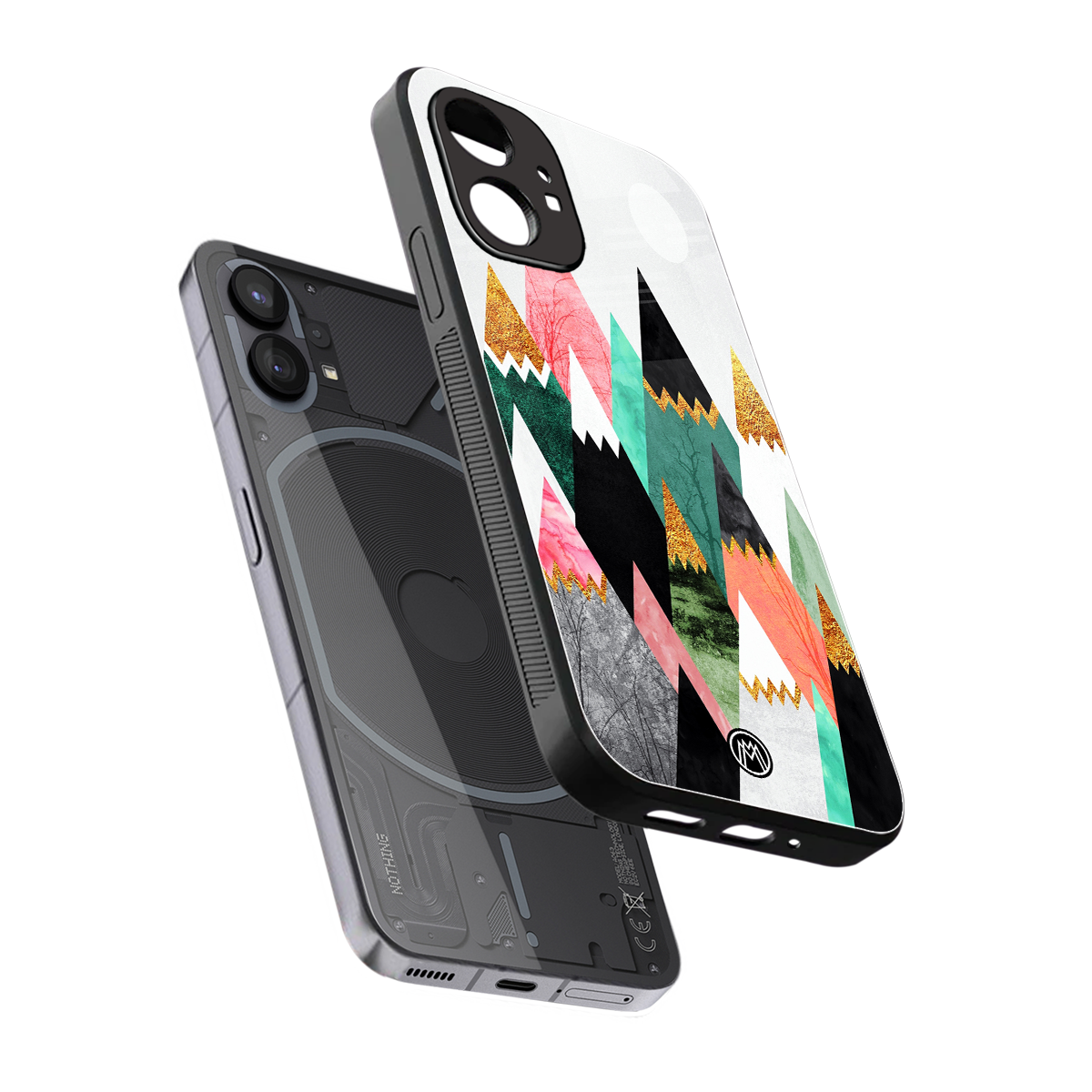 mountains are calling back phone cover | glass case for nothing phone 1