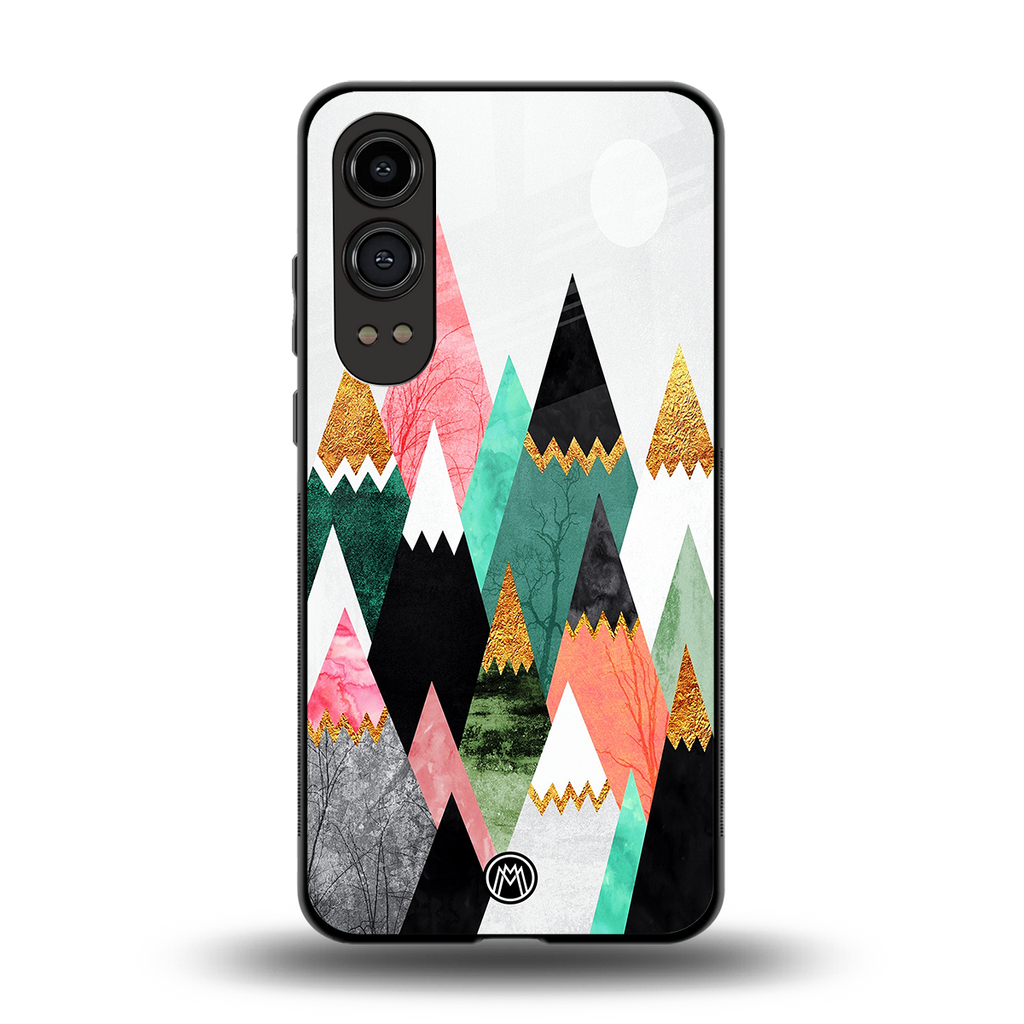 mountains are calling back phone cover | glass case for oneplus nord ce 4 lite