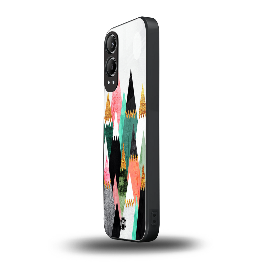 mountains are calling back phone cover | glass case for oneplus nord ce 4 lite