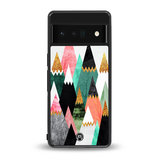 mountains are calling back phone cover | glass case for google pixel 6 pro