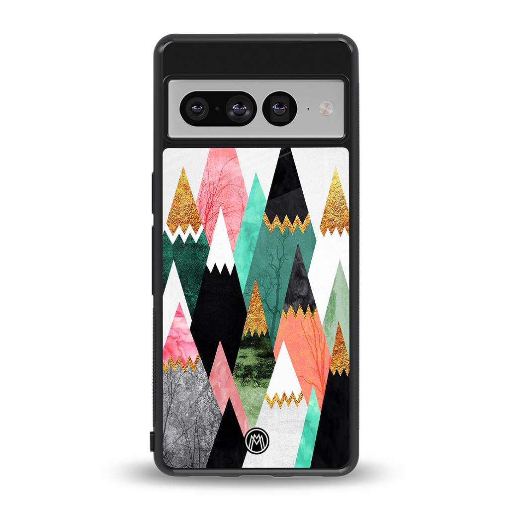 mountains are calling back phone cover | glass case for google pixel 7 pro