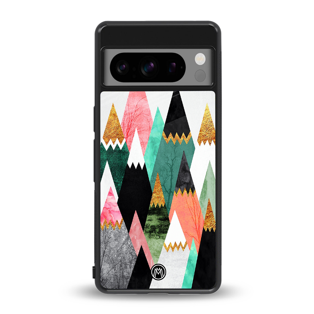 mountains are calling back phone cover | glass case for google pixel 8 pro