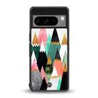 mountains are calling back phone cover | glass case for google pixel 8 pro