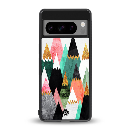 mountains are calling back phone cover | glass case for google pixel 8 pro