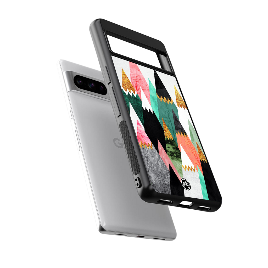 mountains are calling back phone cover | glass case for google pixel 8 pro