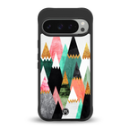 mountains are calling back phone cover | glass case for google pixel 9 pro