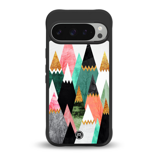mountains are calling back phone cover | glass case for google pixel 9 pro