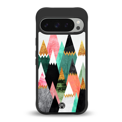 mountains are calling back phone cover | glass case for google pixel 9 pro xl