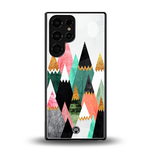 mountains are calling back phone cover | glass case for samsung galaxy s25 ultra