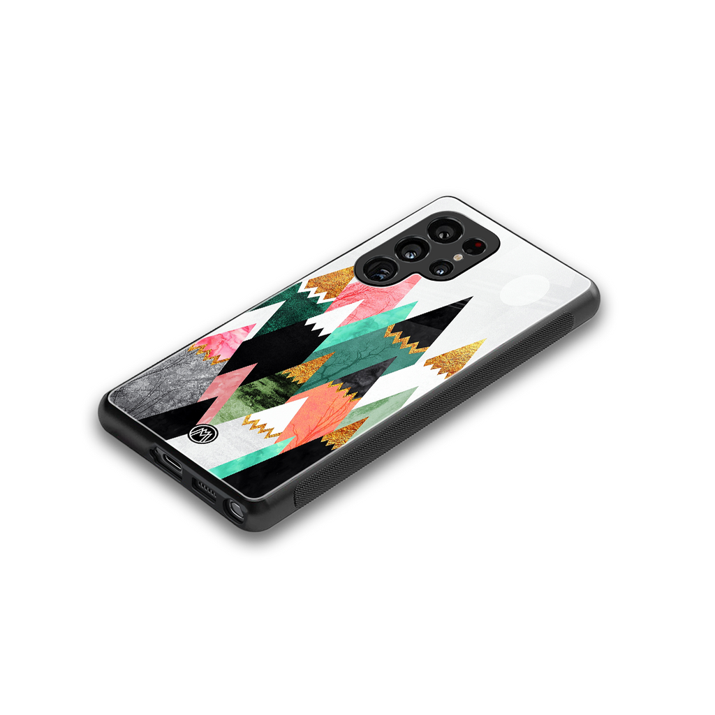 mountains are calling back phone cover | glass case for samsung galaxy s25 ultra