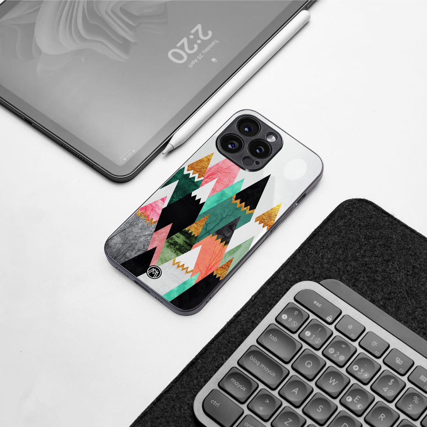 mountains are calling back phone cover | glass case for iphone 16 pro