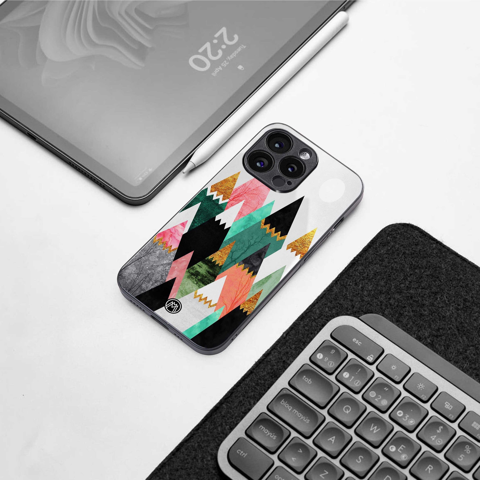 mountains are calling back phone cover | glass case for iphone 13 pro max