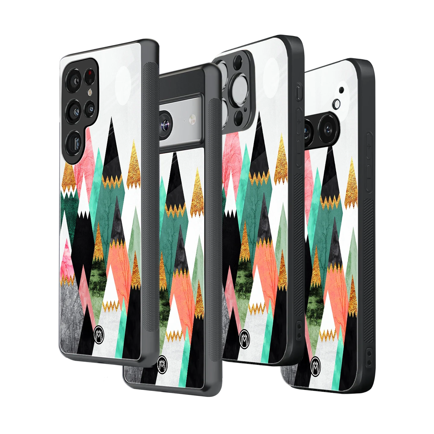 Stylish Glass Back Case for All Smartphones – iPhone, Samsung, OnePlus, Pixel, Redmi, Oppo, Vivo, Motorola