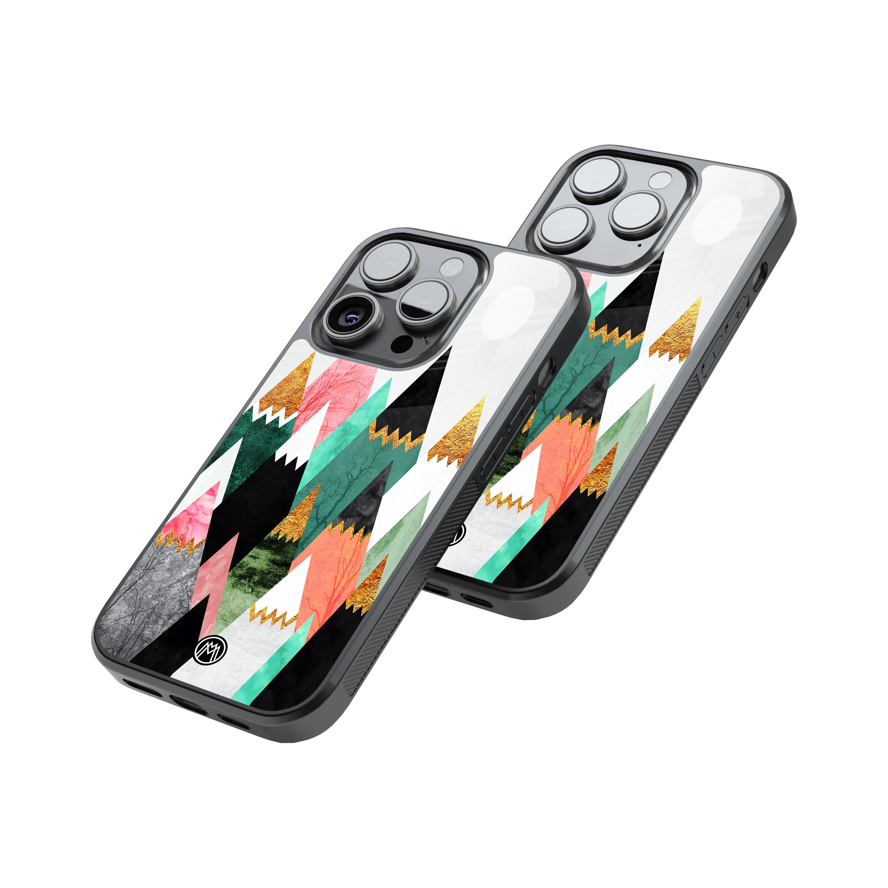 Protective Glass Back Phone Case Compatible with iPhone, Samsung, OnePlus, Pixel & More