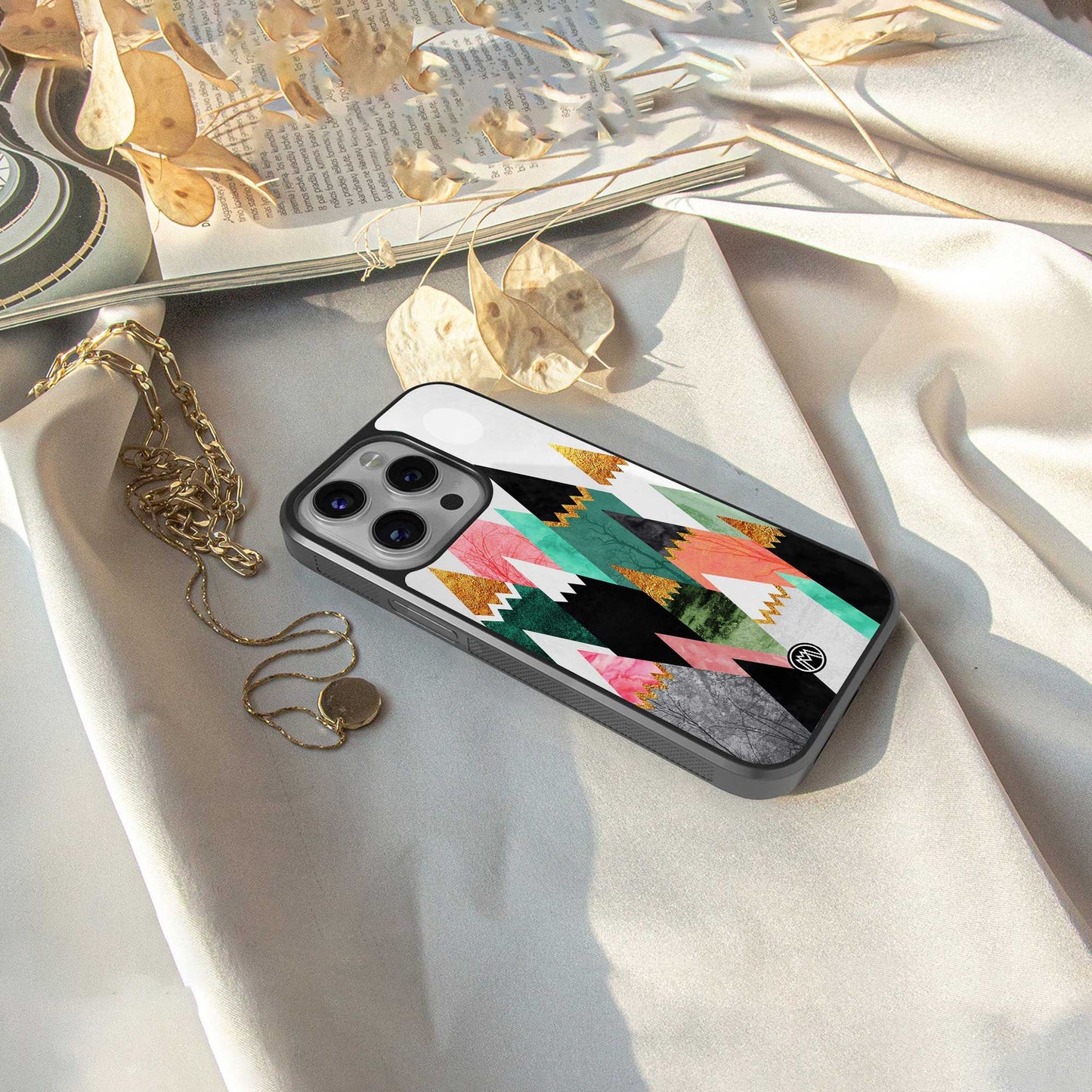 mountains are calling back phone cover | glass case for iphone 13 pro max