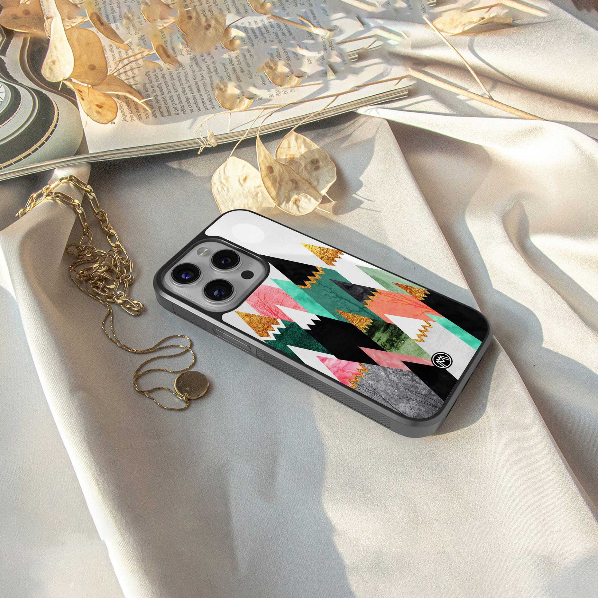 mountains are calling back phone cover | glass case for iphone 13 pro max