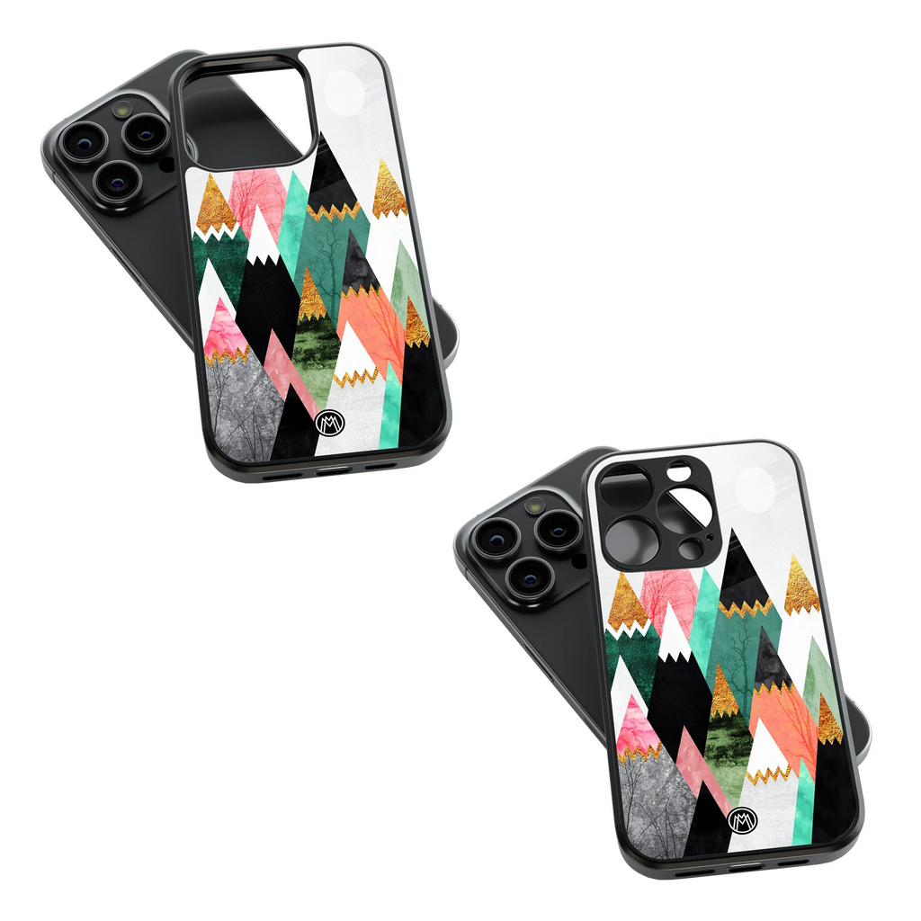 Trendy Glass Back Mobile Case for iPhone, Samsung, Redmi, OnePlus, Google Pixel, Motorola