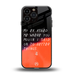 moving on back phone cover | glass case for iphone 13 pro max