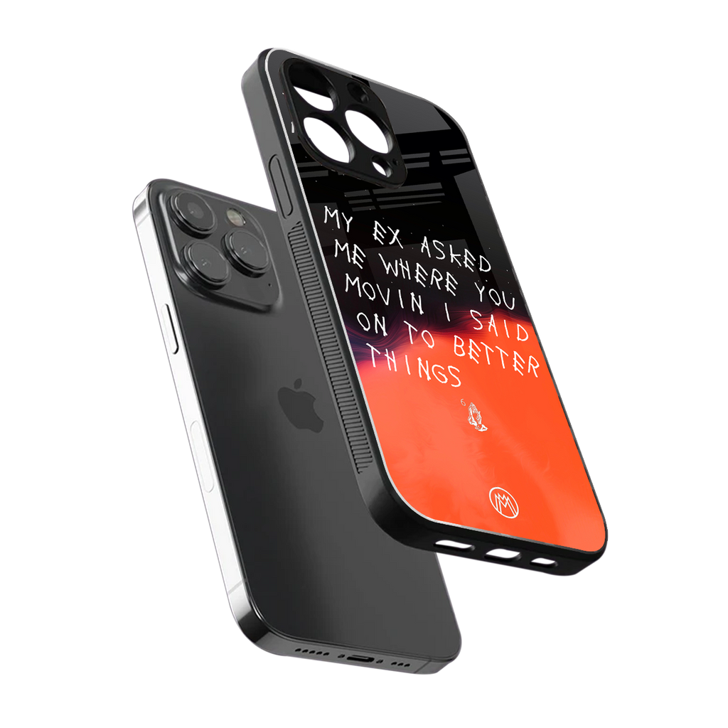 moving on back phone cover | glass case for iphone 13 pro max