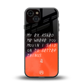 moving on back phone cover | glass case for iphone 13