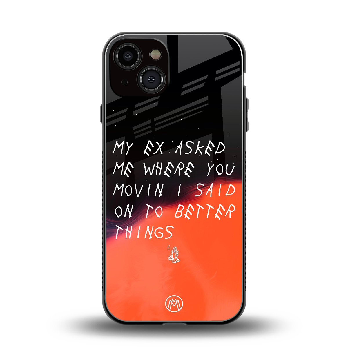 moving on back phone cover | glass case for iphone 13