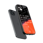 moving on back phone cover | glass case for iphone 14 plus