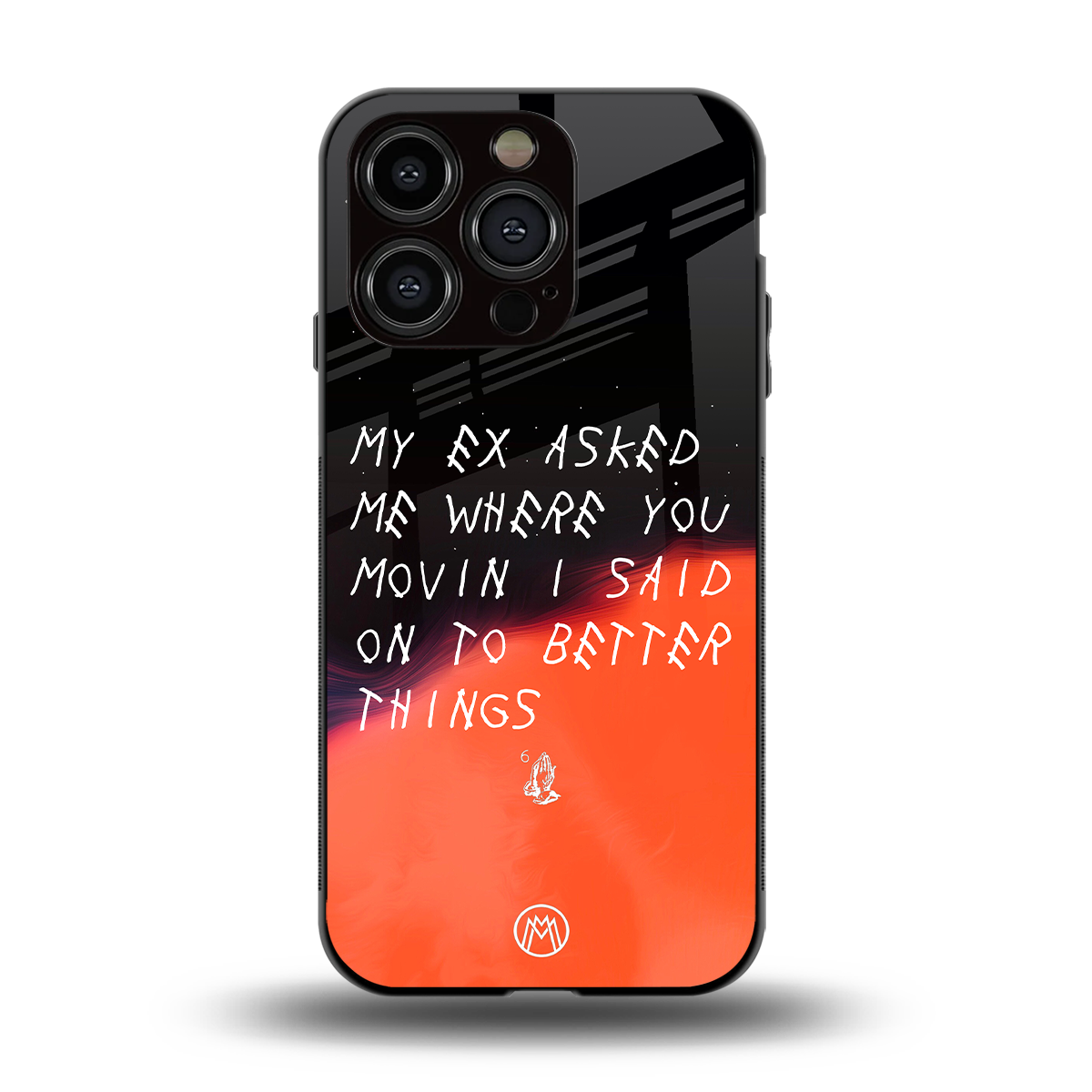 moving on back phone cover | glass case for iphone 15 pro