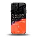 moving on back phone cover | glass case for iphone 14