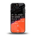 moving on back phone cover | glass case for iphone 16 pro