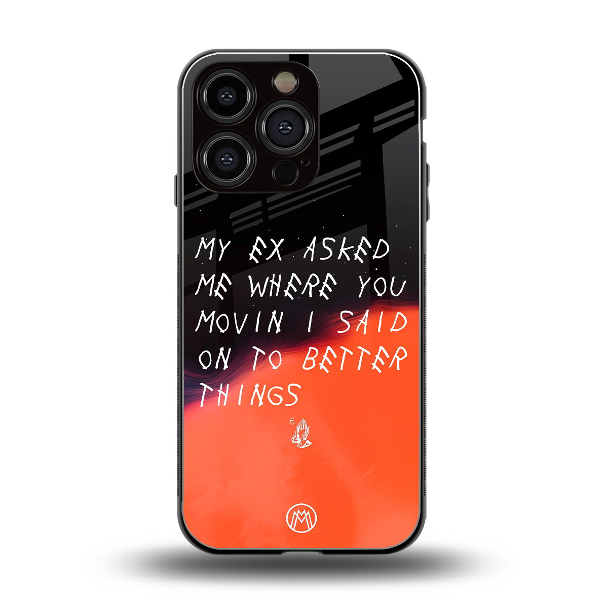 moving on back phone cover | glass case for iphone 16 pro