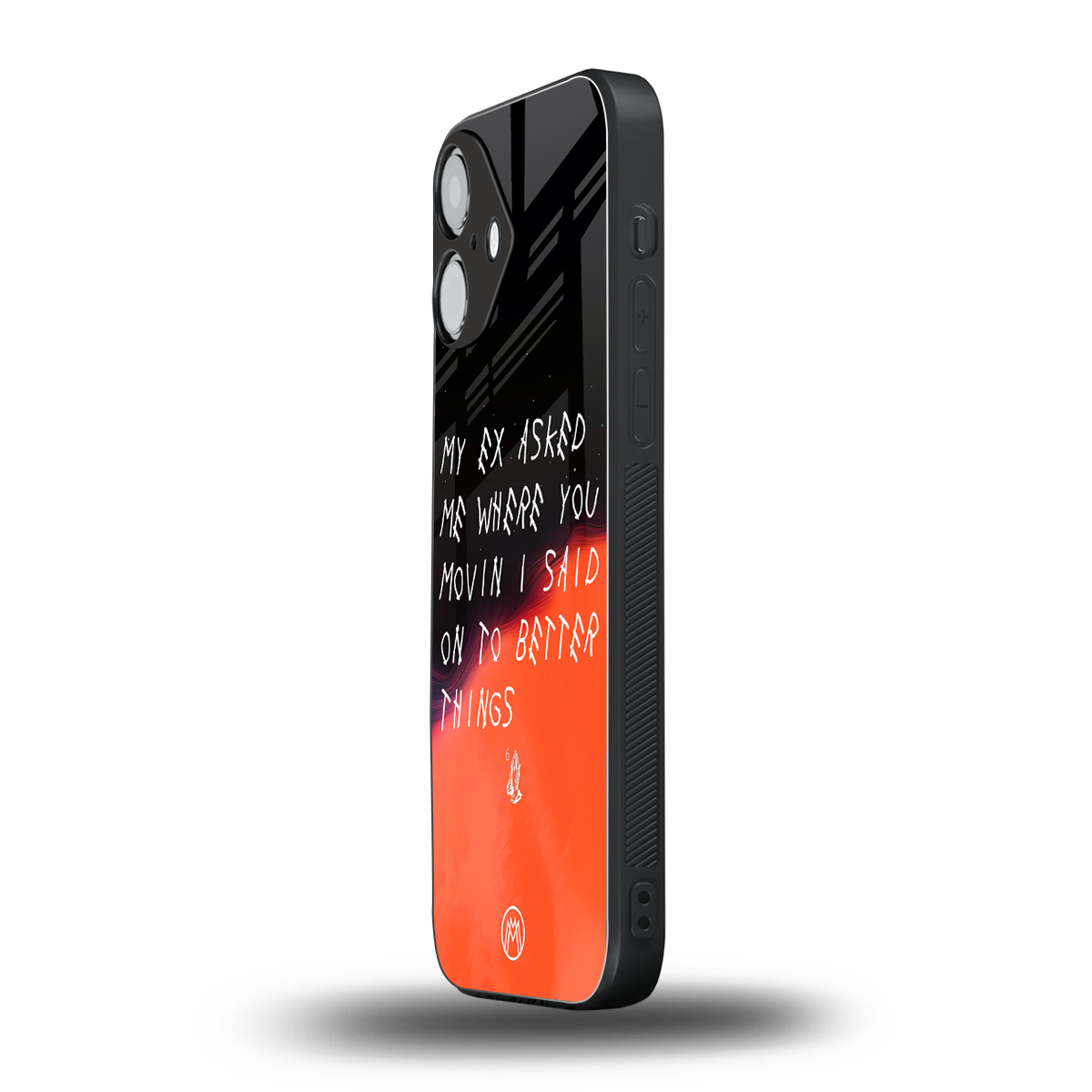 moving on back phone cover | glass case for iphone 16