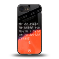 moving on back phone cover | glass case for iphone 16e