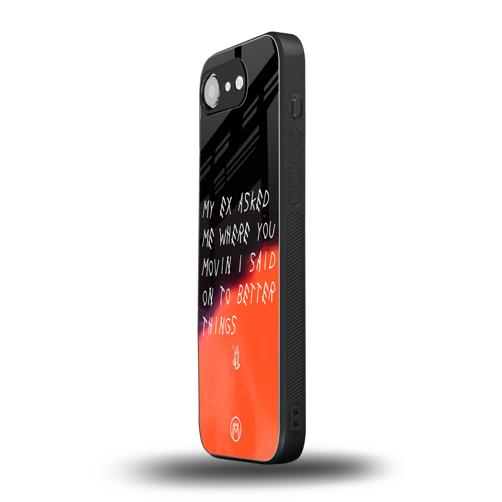 moving on back phone cover | glass case for iphone 16e