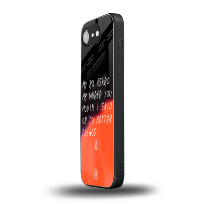 moving on back phone cover | glass case for iphone 16e