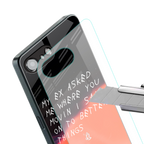 moving on back phone cover | glass case for iphone 16e