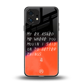 moving on back phone cover | glass case for nothing phone 1