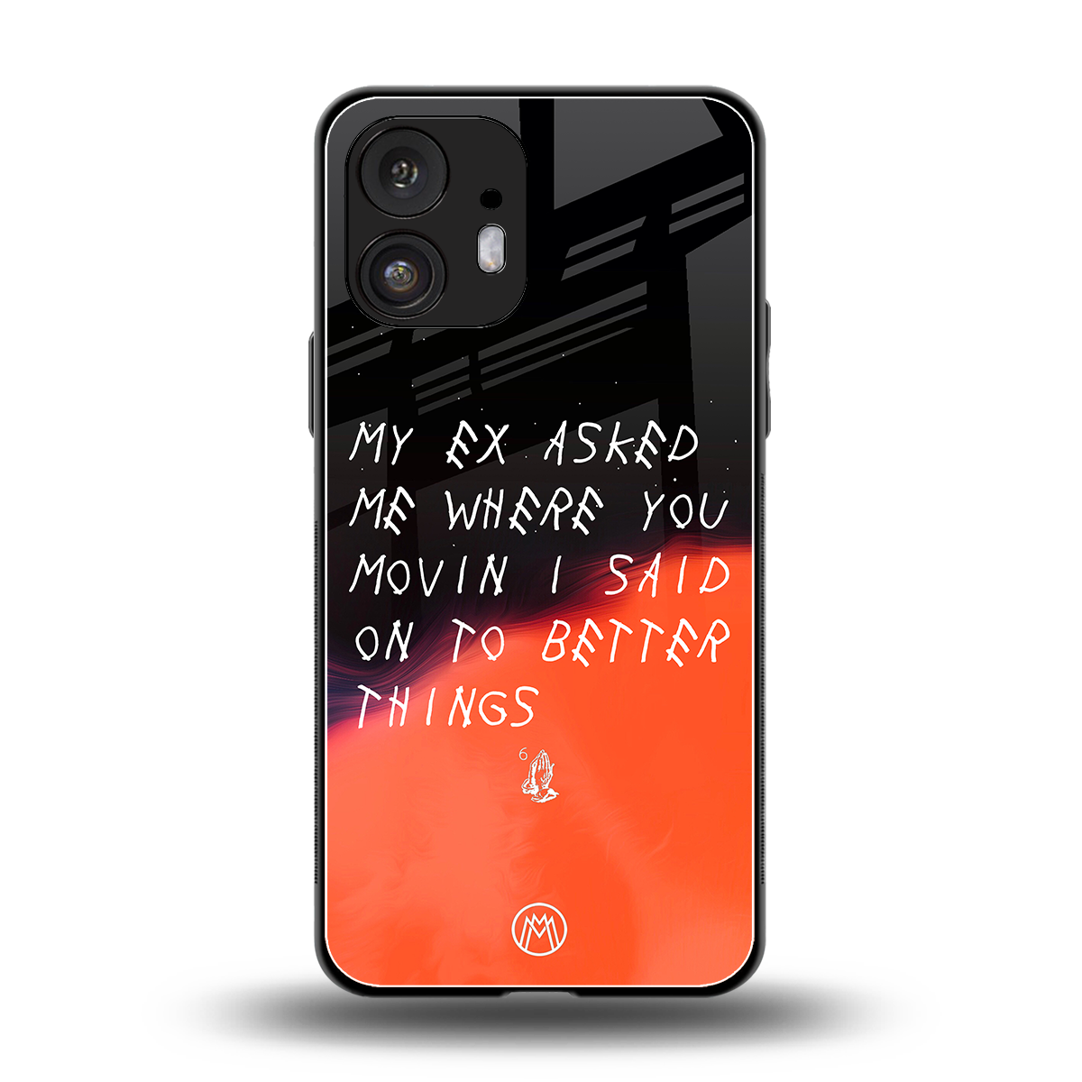 moving on back phone cover | glass case for nothing phone 2
