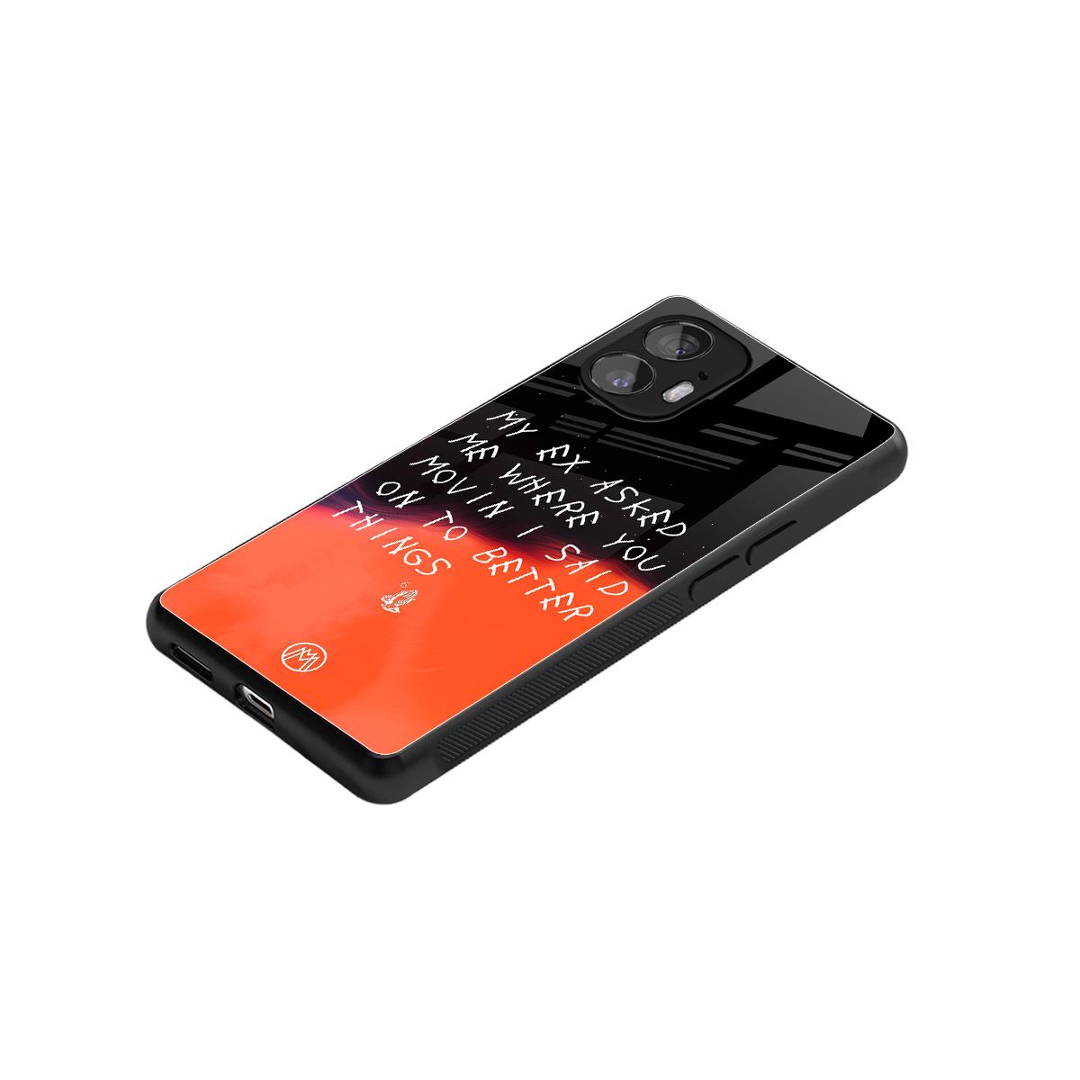 moving on back phone cover | glass case for nothing phone 2