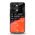 moving on back phone cover | glass case for oneplus nord 3