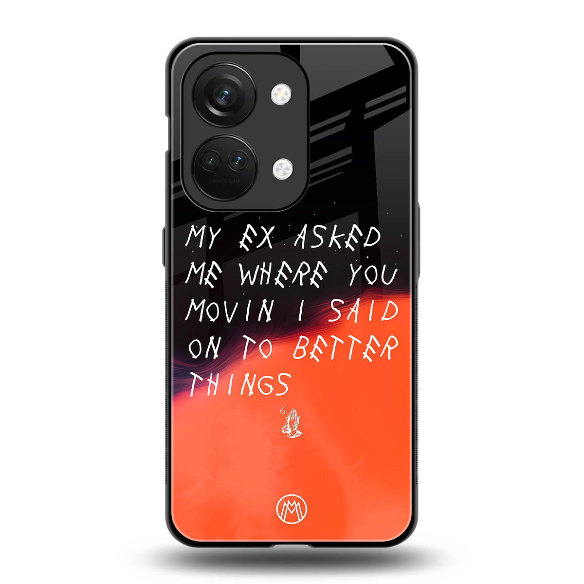 moving on back phone cover | glass case for oneplus nord 3